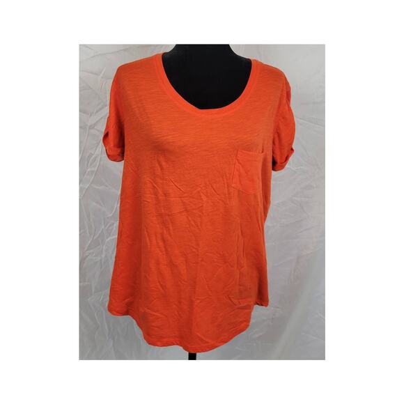 a.n.a Tops - Ana Orange Short Sleeve Shirt Women's Large